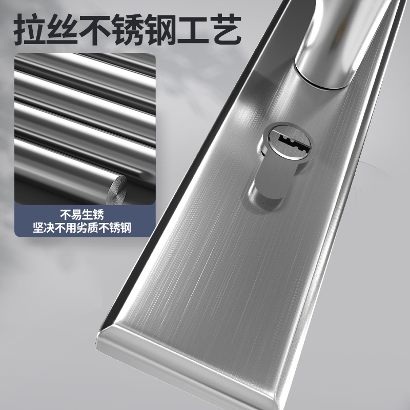 单舌卧室门锁室内家用通用型房间木门锁锁具门把手老式房门化妆室
