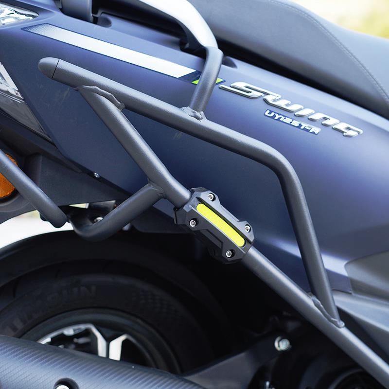 适用于铃木UY125踏板改装件护杠全包围保险杆前后护杠防摔杠配件