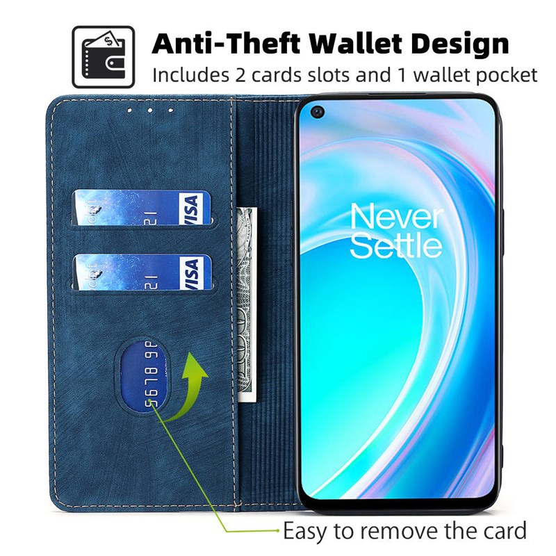 适用Nord CE2 Lite 5G防摔手机壳10T多功能9R翻盖皮套