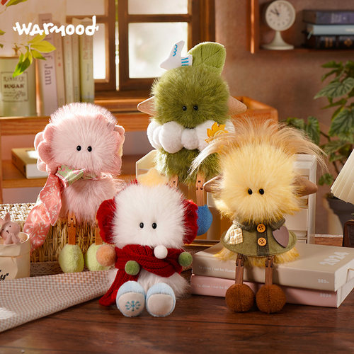 ABFUN玩偶挂件warmood毛绒玩具女