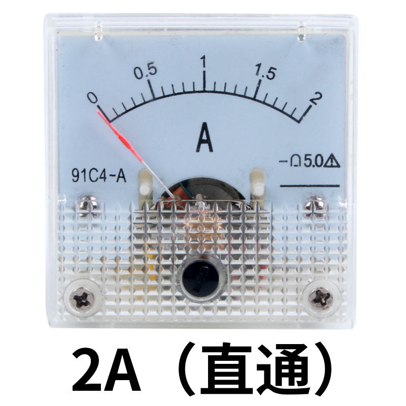 指针式直流电流表91C4l-1A 2A 3A 5A10A 50V 100V250V机械电压表