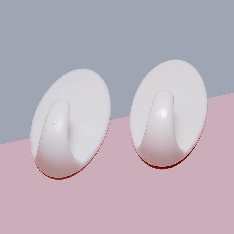 新款直销白色简约塑料蛋形挂钩大中小号居家墙上壁挂收纳粘钩,收纳整理,挂钩/粘钩,淘宝优惠券,粉丝福利购,淘宝优惠卷