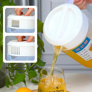 直销新款加厚冷水壶 家用凉茶塑料量杯 奶茶咖啡餐饮专用2500ml小