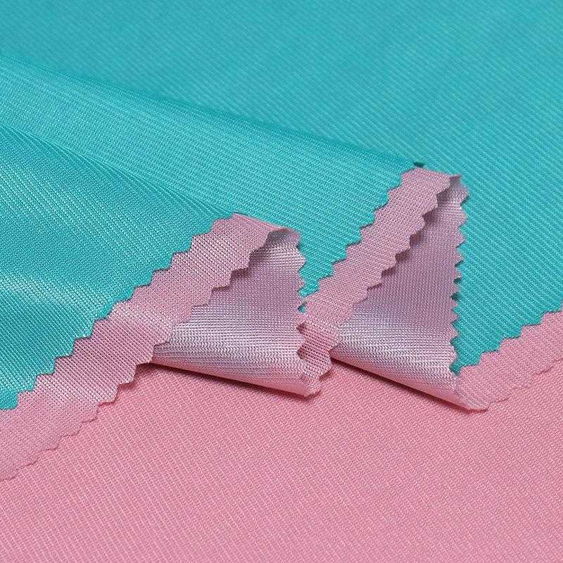 直销新款30D经编平布 时装婚纱裙子里衬 针织全涤双面布印花压褶