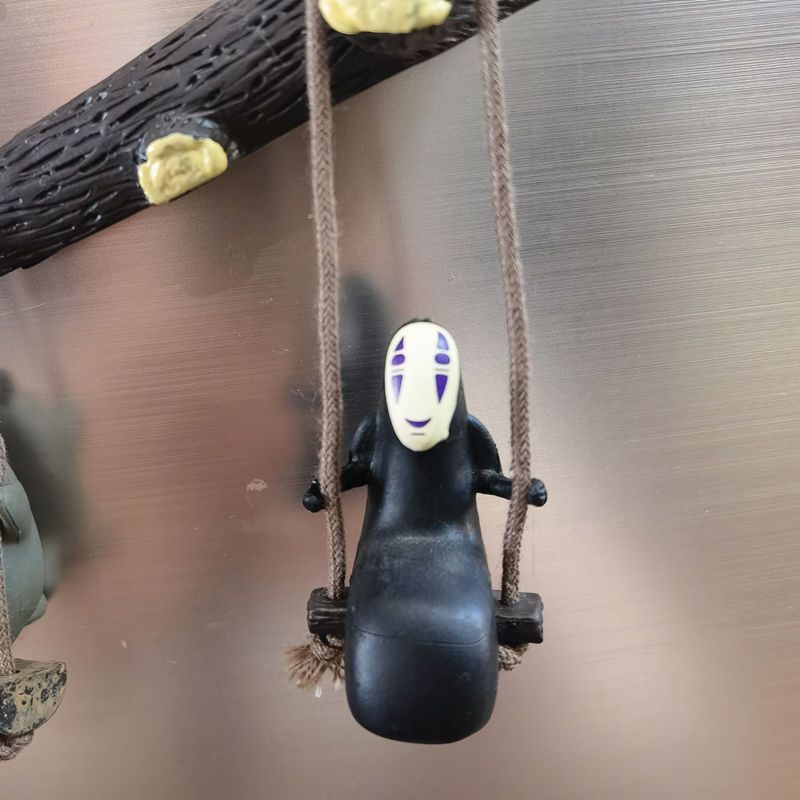 贴冰箱千与千寻 无脸男龙猫玉米小梅魔女琪琪 吸磁铁个性创意摆件