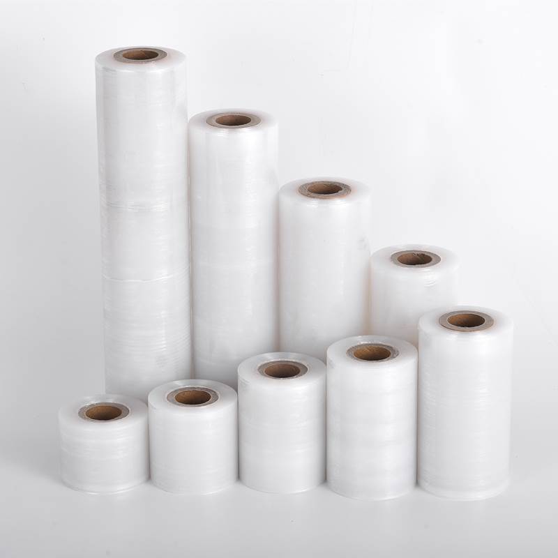 PE缠绕膜5cm拉伸打包膜包装保护膜工业保鲜膜小卷捆菜外卖封口膜
