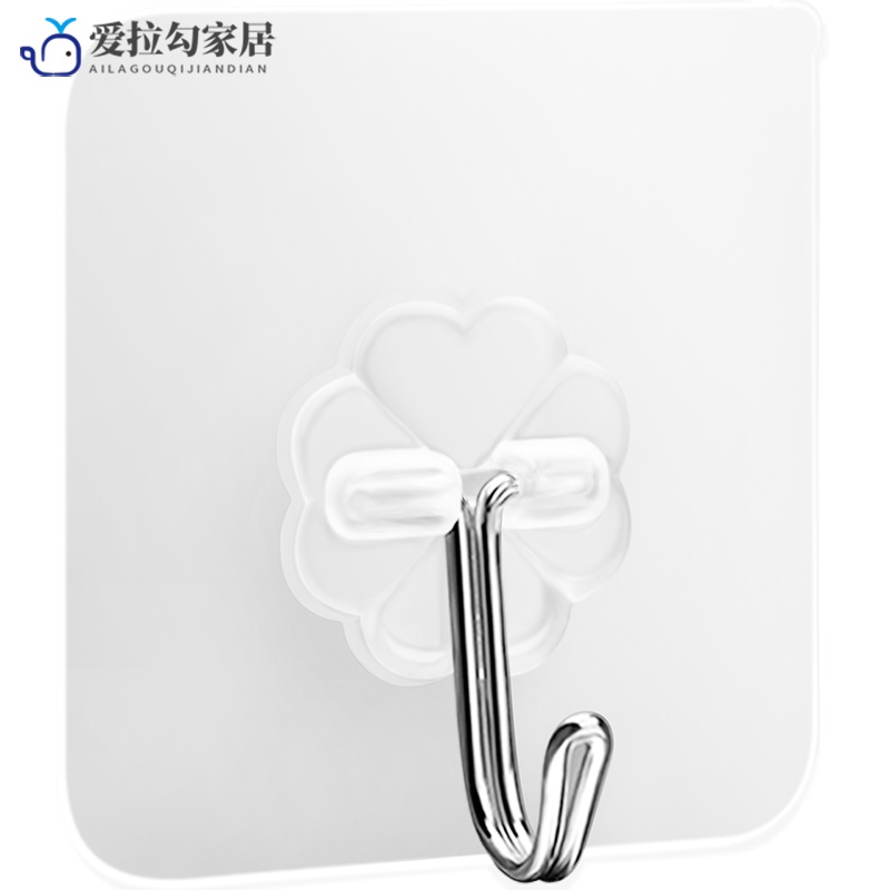 挂钩强力黏胶免打孔黏钩无痕钉墙壁承重吸盘厨房黏贴门后壁挂钩子