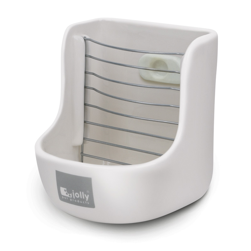 包邮 Jolly陶瓷两用草架食盆 兔子可固定防翻龙猫食盆豚鼠草架