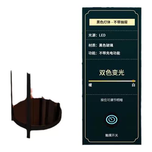 落地灯带床头柜 床头柜落地灯卧室北欧现代简约轻奢客厅沙发边茶