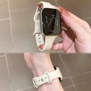 适用华为watchfit4表带fit3/fit4pro手表硅胶小蛮腰腕带智能运动FIT3/4细款表链液态硅胶高级简约男女替换带