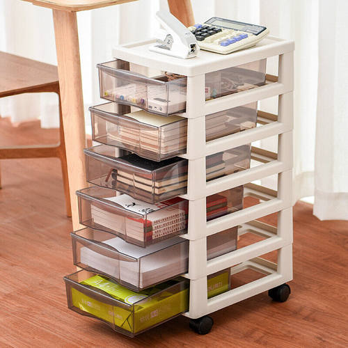 文件柜小桌下柜a4抽屉式多层桌面移动办公带抽屉推车柜子办公桌分