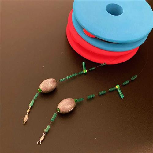 闷竿线组闷杆钓法通心铅坠跑铅加固免调漂成品线组野钓抗走水套装