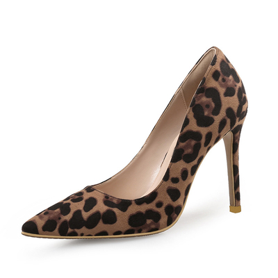 Autumn Sexy Leopard Women Shoes High Heels 6-10CM Elegant Of