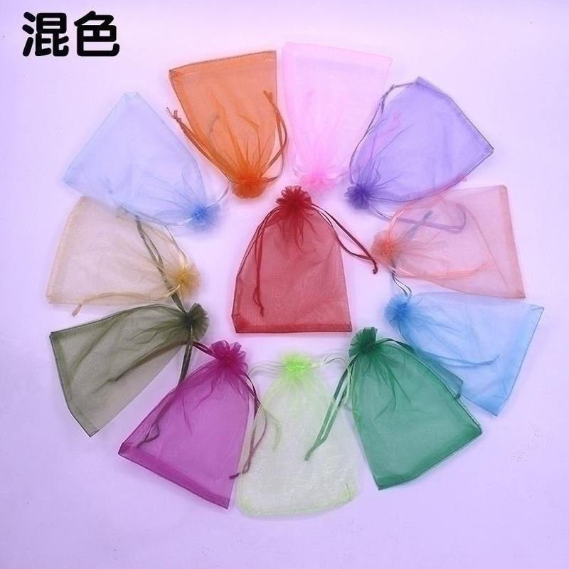 礼品大号沙袋口袋袋饰品包装袋抽绳网袋喜纱袋烫金小布袋子礼品袋