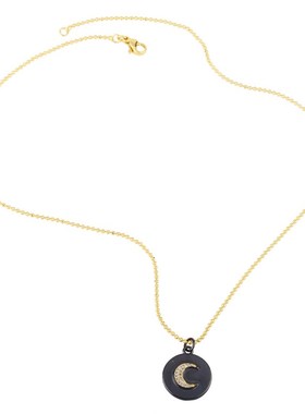 Evil Eye Necklace Star Moon Necklace Geometric Love Zircon P