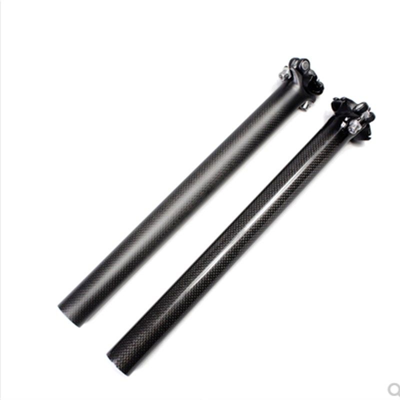 2022新款 全碳纤维自行车座管 滑步车座杆山地童车座管22.2*300MM