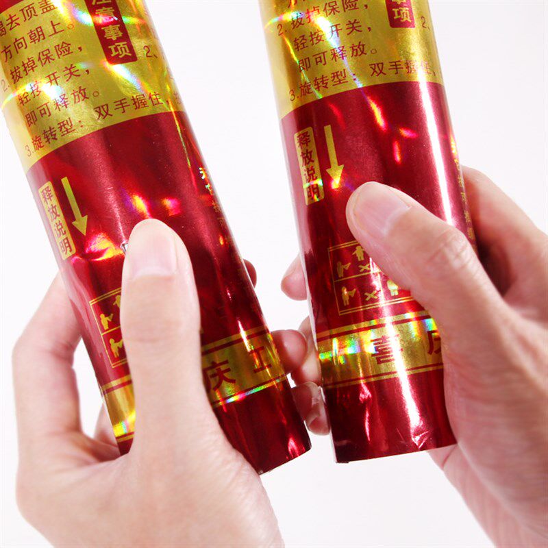 婚庆用品手持按钮礼花筒婚礼彩炮按键结婚礼炮开业庆典开工按钮