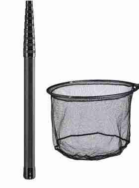 High Quality Carbon Fishing Net Fish Landing Hand Net Foldab