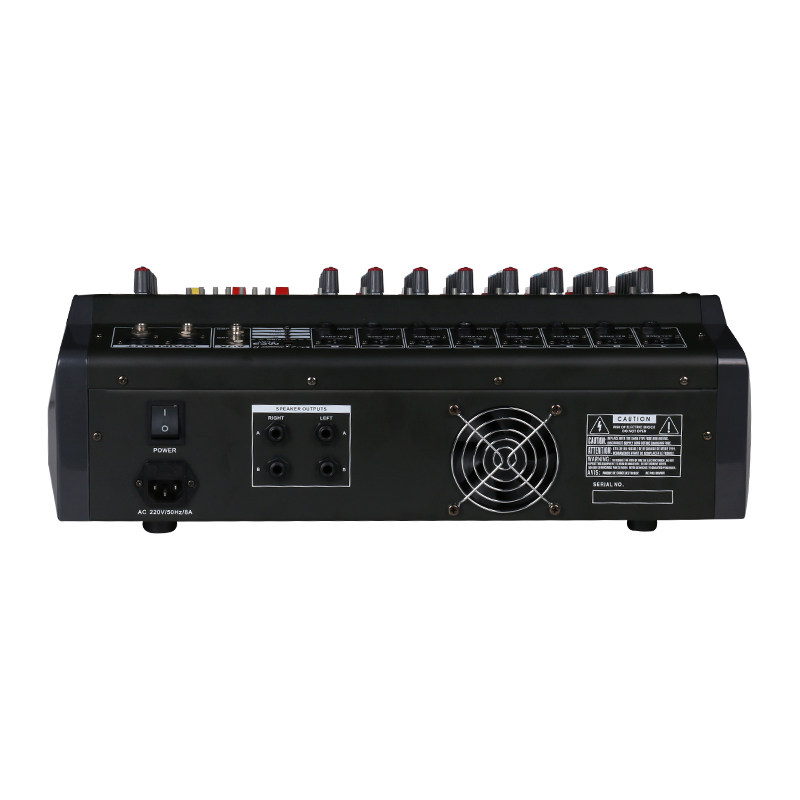 声艺 专业大功率 8路调音台 带功放 效果器 演出 婚庆 户外