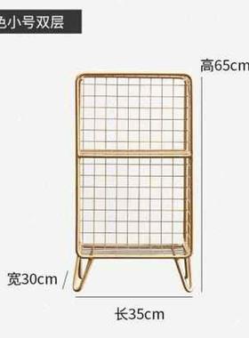 风铁艺落地置物架多层角落客厅玄关床头卧室房间收纳架子.o