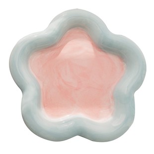 韩国ins风胖嘟嘟奶fufu可爱宠物陶瓷猫碗狗碗碟子装罐头零食盘子