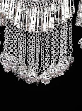 项圈民族苗族苗银风项链舞台侗族银饰配饰新款大饰品演出少数服装