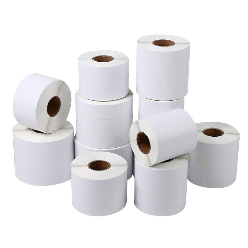 新款直销铜版纸不干胶打印纸 标签纸 条码纸 贴纸 铜板纸70*50*10