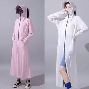 新款直销2025长款防晒衣女春夏可外穿全身防紫外线透气薄款冰丝防