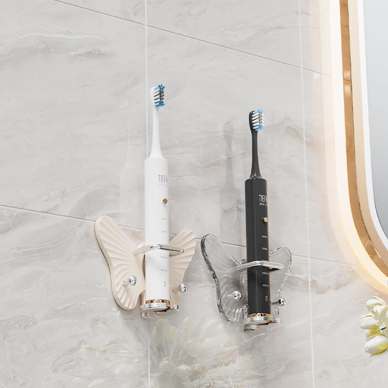 新款直销卫生间梳子置物架壁挂式免打孔浴室头绳皮筋发箍牙刷收纳