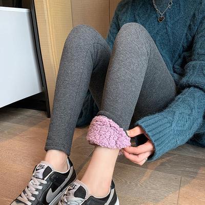 高腰外穿显瘦九分弹力大码