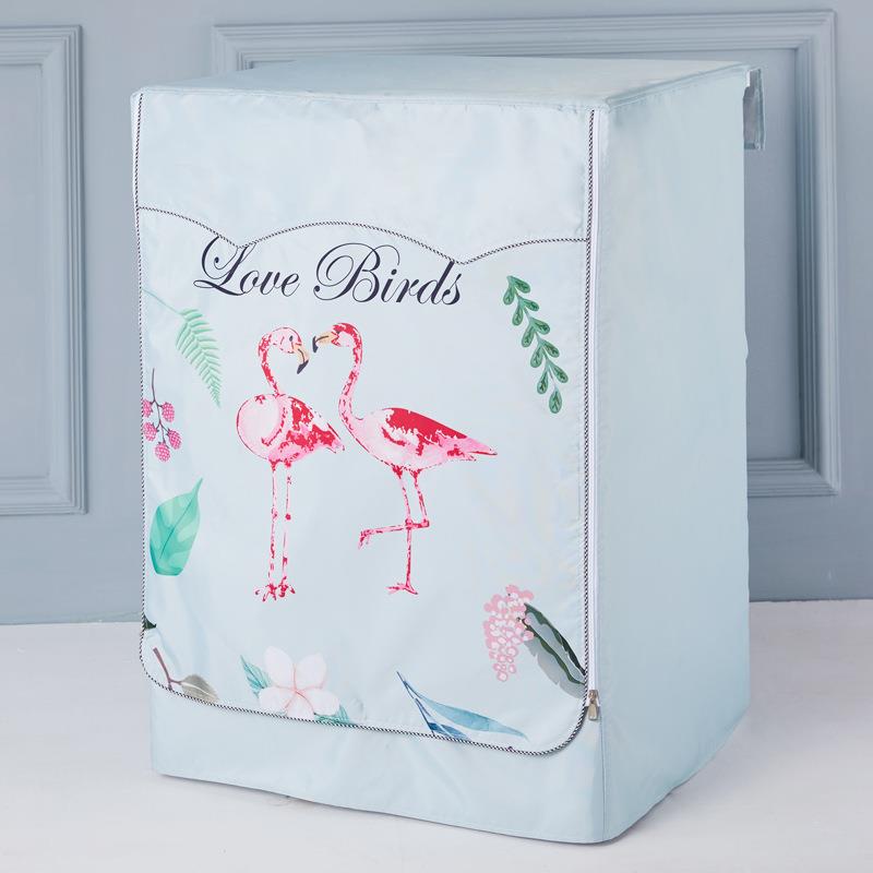 新款直销涂银家用洗衣机罩 阳台防水防晒防尘卡通滚筒一体式洗衣