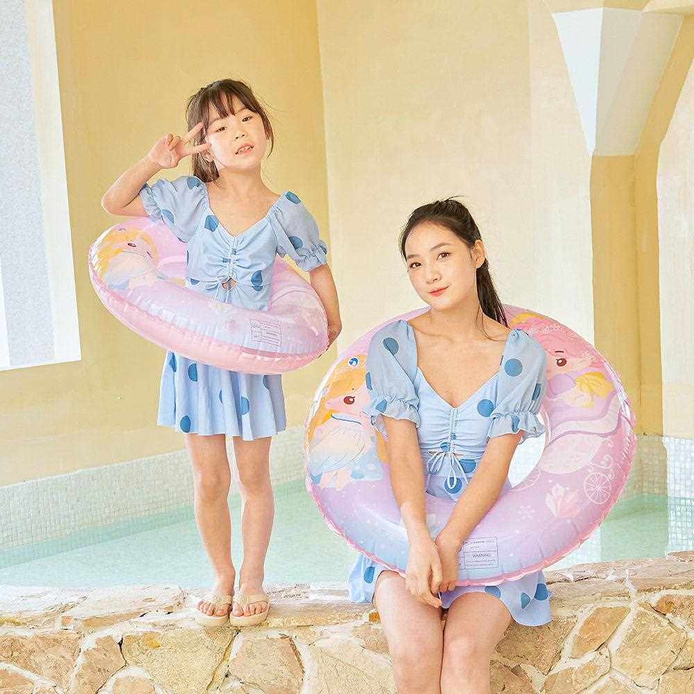 新款直销筱侣 现货INS儿童游泳圈加厚款女童冰雪公主泳圈小孩腋下