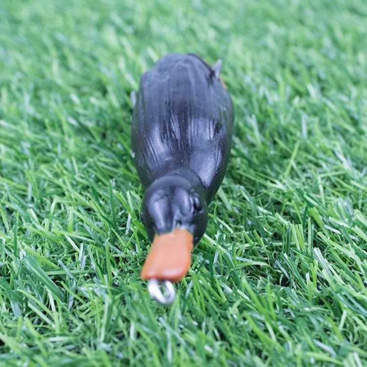 新款直销跨境双鱼22克小鸭子打黑路亚饵雷蛙黑鱼饵软饵假饵仿生饵