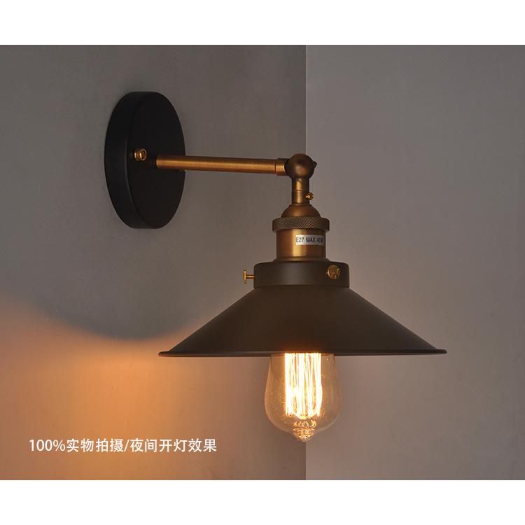 新款直销复古小黑裙壁灯北欧美式乡村酒吧过道楼梯阳台工程壁灯