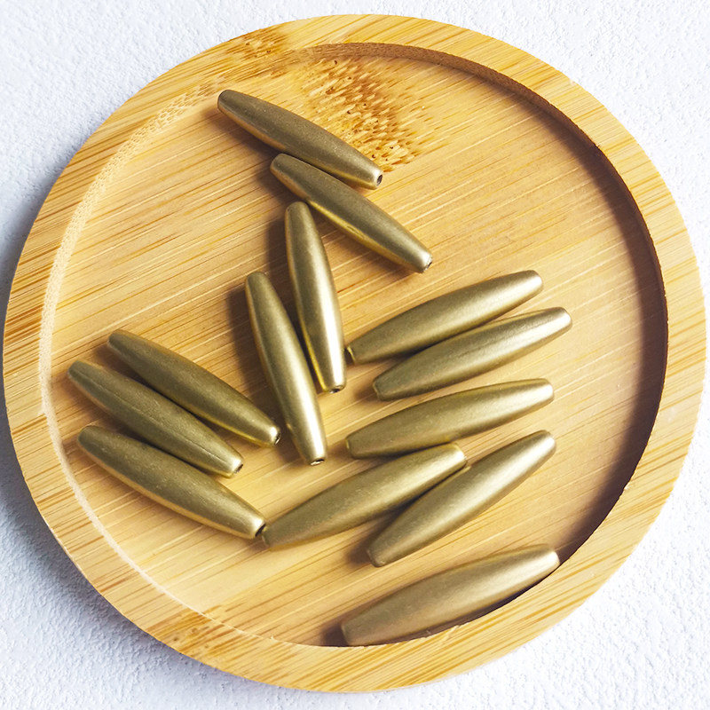 香奈金长椭圆珠子米珠散珠diy手工串珠手链项链饰品配件材料
