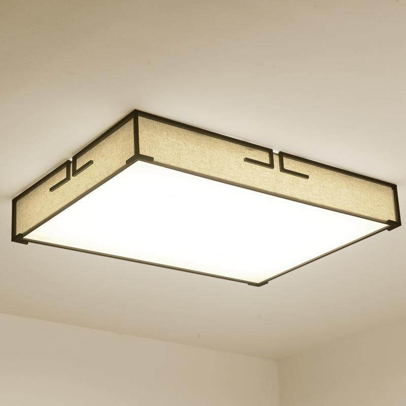 新款直销包邮新中式LED吸顶灯现代简约客厅卧室灯餐厅正方形房间,家装灯饰光源,客厅吸顶灯,淘宝优惠券,粉丝福利购,淘宝优惠卷