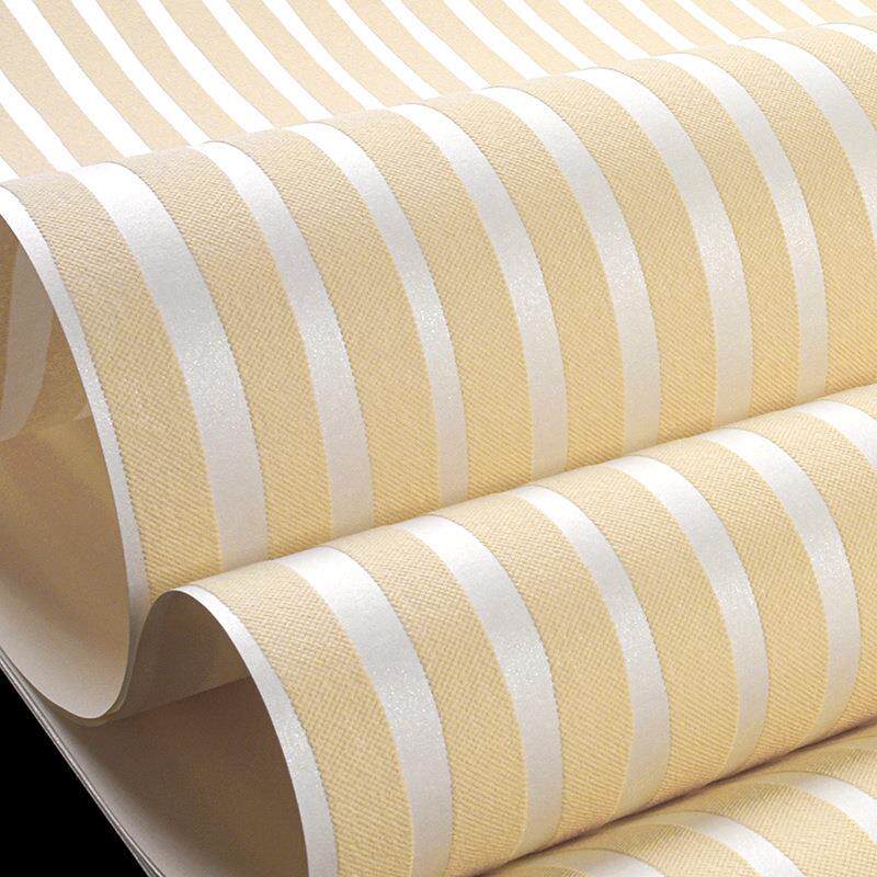 新款直销现代简约新中式5D立体条纹加厚无纺布墙纸客厅卧室房间背