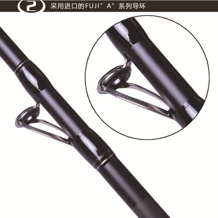 新款直销风暴船钓竿铁板竿1.8-2.7米船竿直柄枪柄路亚竿鱼竿