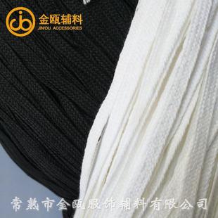 新款直销直供 0.5cm涤纶织带 涤棉肩带织带 黑白现货肩牵带可来样