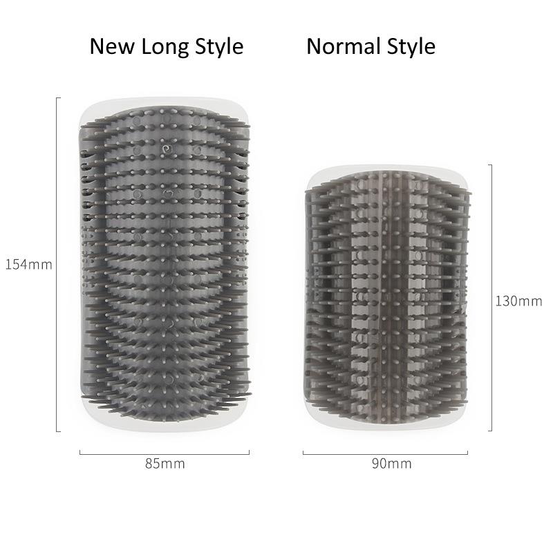 新款直销大号墙角固定拱形猫咪蹭毛器除毛止痒按摩刷猫抓板电商爆