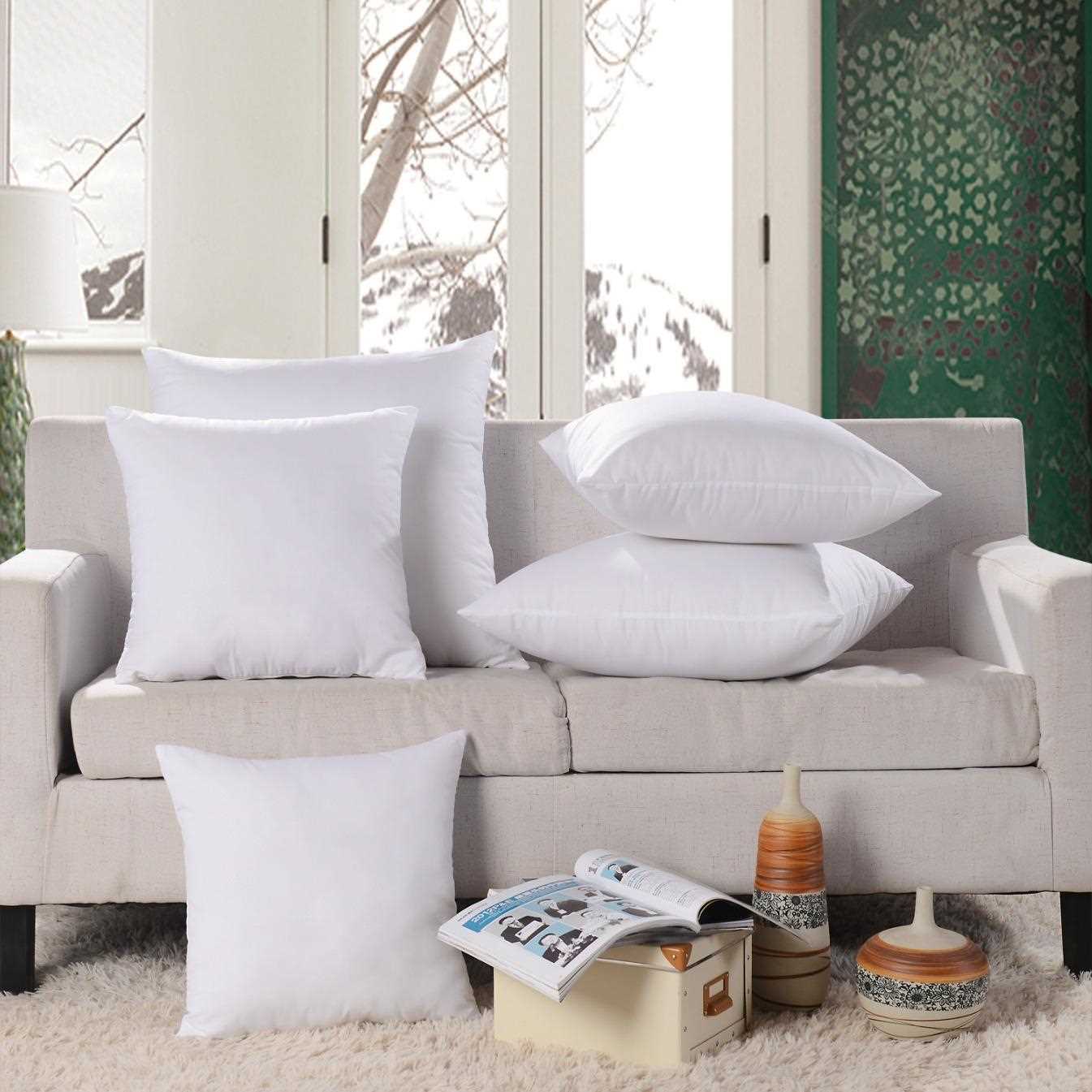 新款直销现货2024新款磨毛方垫沙发抱枕家用办公室靠垫床头靠枕芯