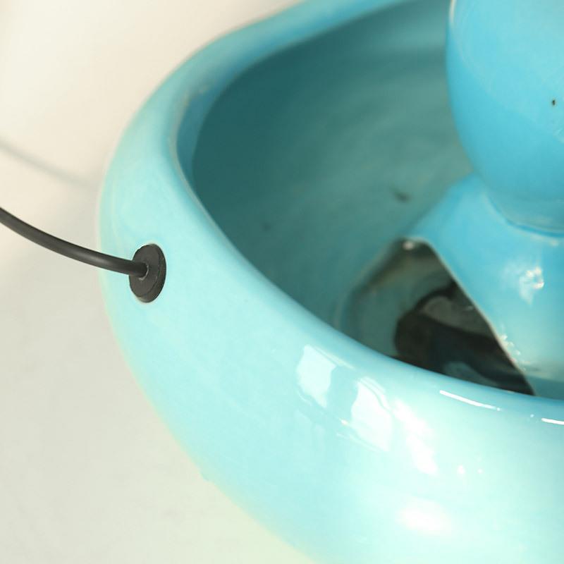 新款直销新款猫咪智能饮水机循环自动喂食器宠物猫防溅喝水碗陶瓷