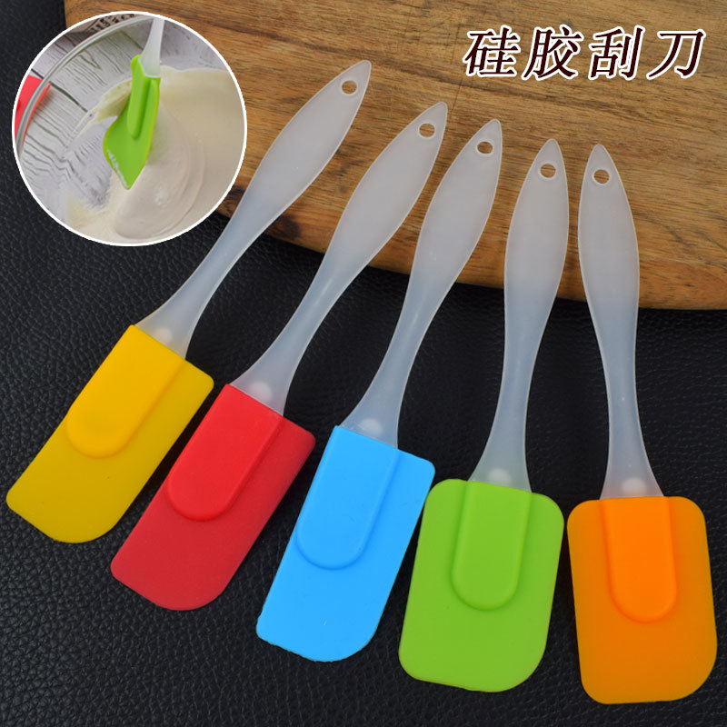 小号硅胶刮刀果酱料搅拌刀奶油牛油刮铲硅胶蛋糕烘焙工具刮刀DIY