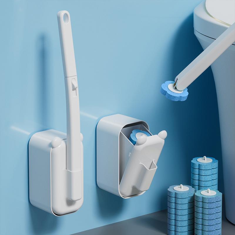 新款直销一次性马桶刷 家用无死角洗厕所神器卫生间网红壁挂洁厕