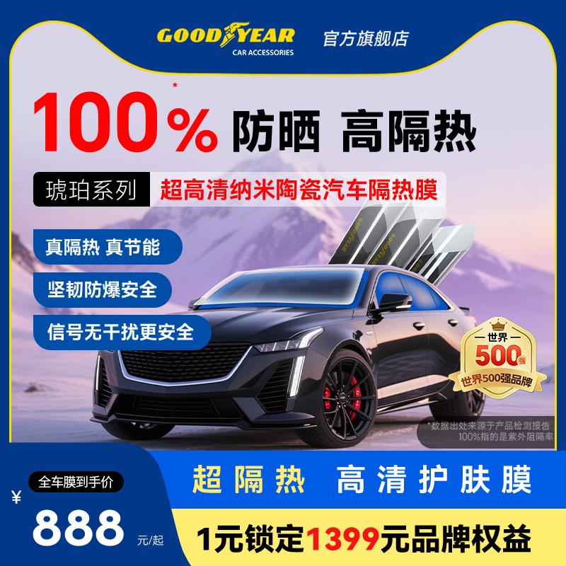 汽车贴膜 适用于凯迪拉克CT5 XT5 XT4 XT6全车太阳膜隔热防晒车膜