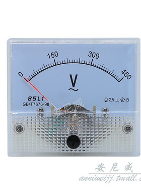 *85L1 交流电流表 10-100A 450V 85C1 直流电流表 电压表 64*56