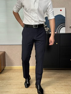 【可机洗】正装西裤男裤休闲商务修身西服裤上班西裤型男穿搭