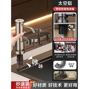 厨房水槽皂液器通用洗菜盆