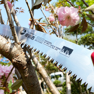 佐川吉380省力手锯园林伐木大齿弯锯手工锯家用果树锯树枝木头锯
