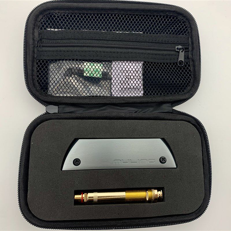 沐铃新款A1音孔拾音器民谣吉他指弹拾音器铝制雕刻被动拾音器